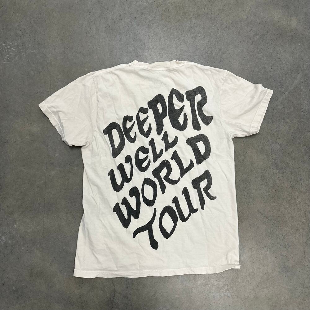 Kacey Musgraves Deeper Well World Tour Pocket T-Shirt Cream Ivory Size Medium